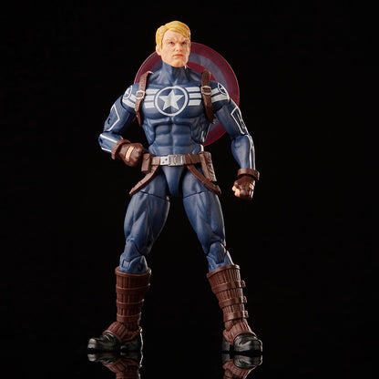 Capitan América Commander Rogers Figura De Acción Avengers Marvel Legends Hasbro 16 Cm BAF Hulk