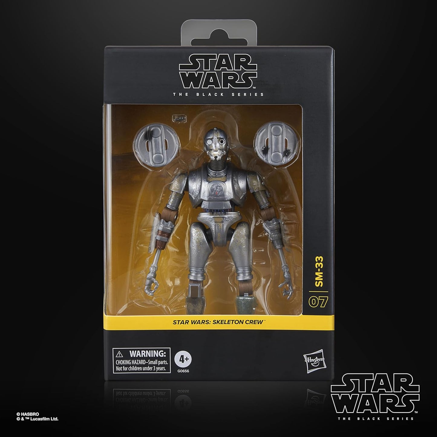 SM-33 Droid Figura De Acción Star Wars Skeleton Crew Black Series 17cm