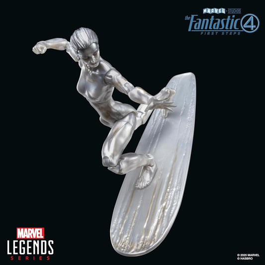 Silver Surfer Figura De Acción Fantastic 4 First Steps Marvel Legends Hasbro 16 Cm