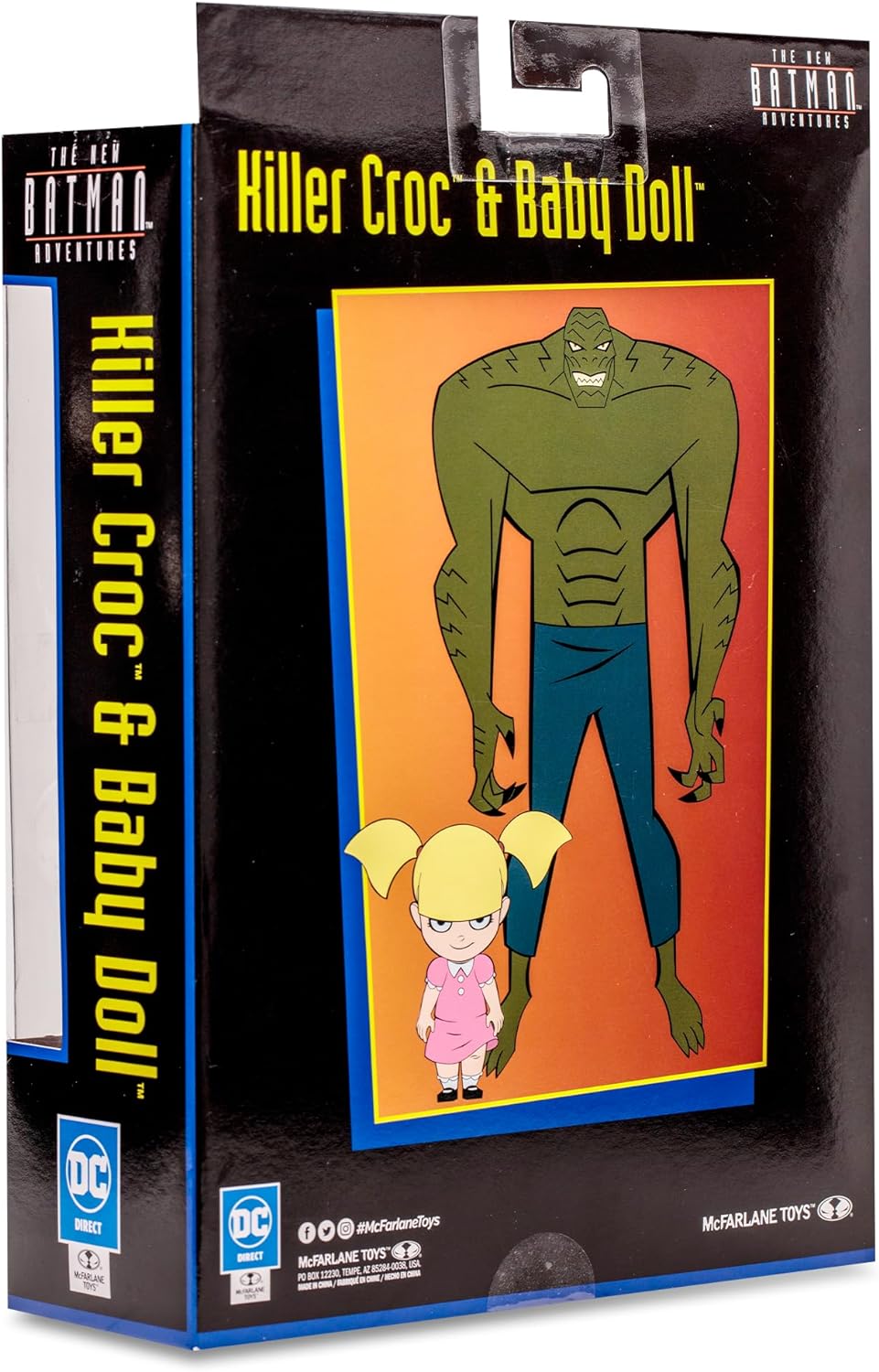 Killer Croc & Baby Doll Figura de Acción The New Batman Adventures Dc Multiverse Mcfarlane 19 Cm