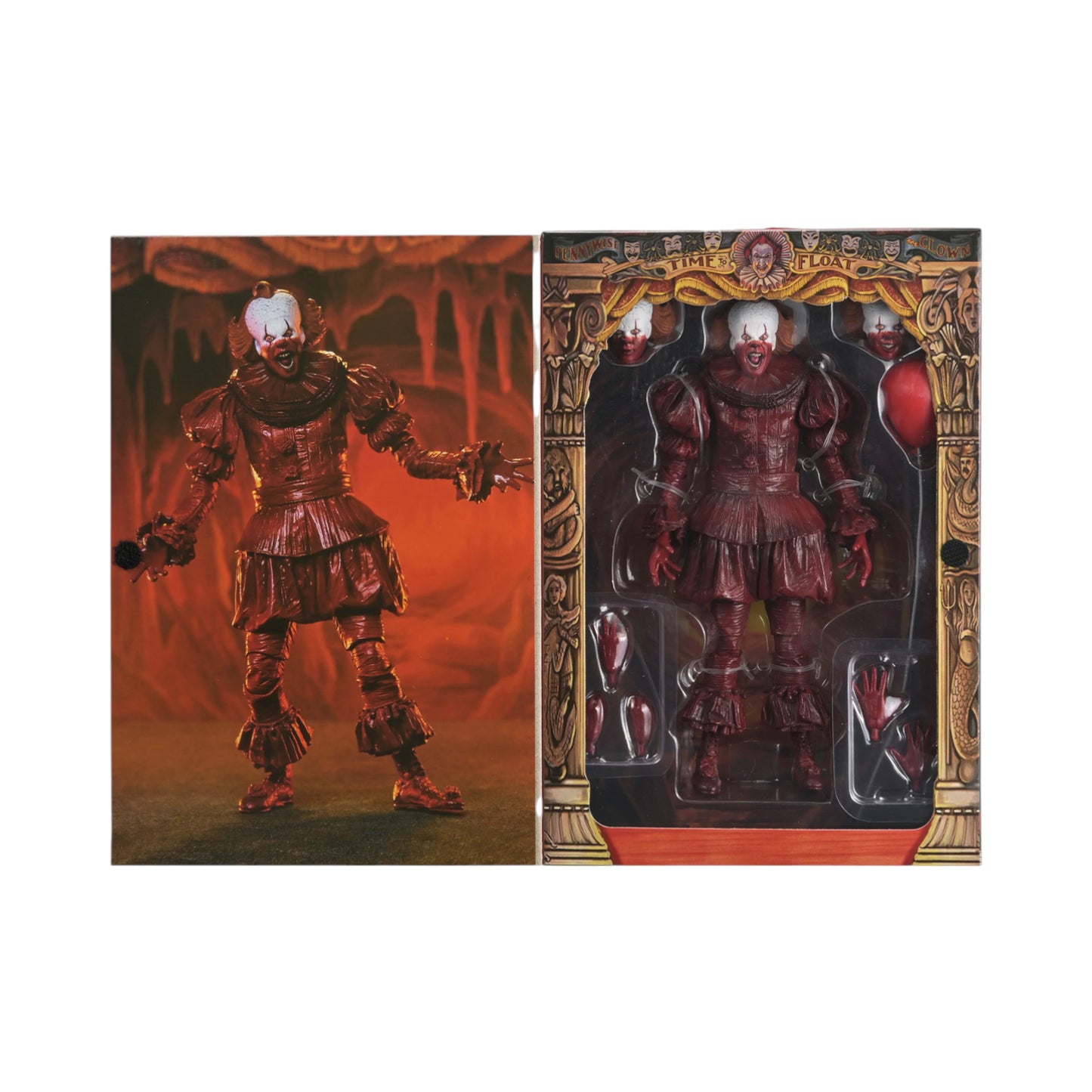 Blood Pennywise Figura De Acción Welcome To Derry Neca Ultimate 19 Cm