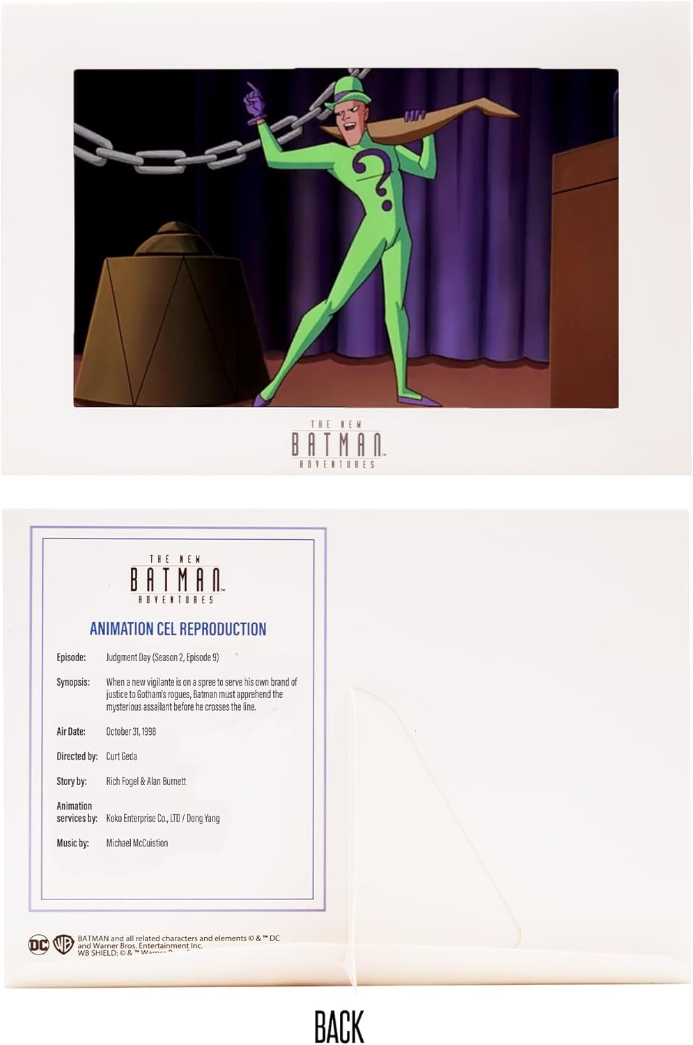 Riddler Figura de Acción The New Batman Adventures DC Direct Mcfarlane Toys 16 Cm