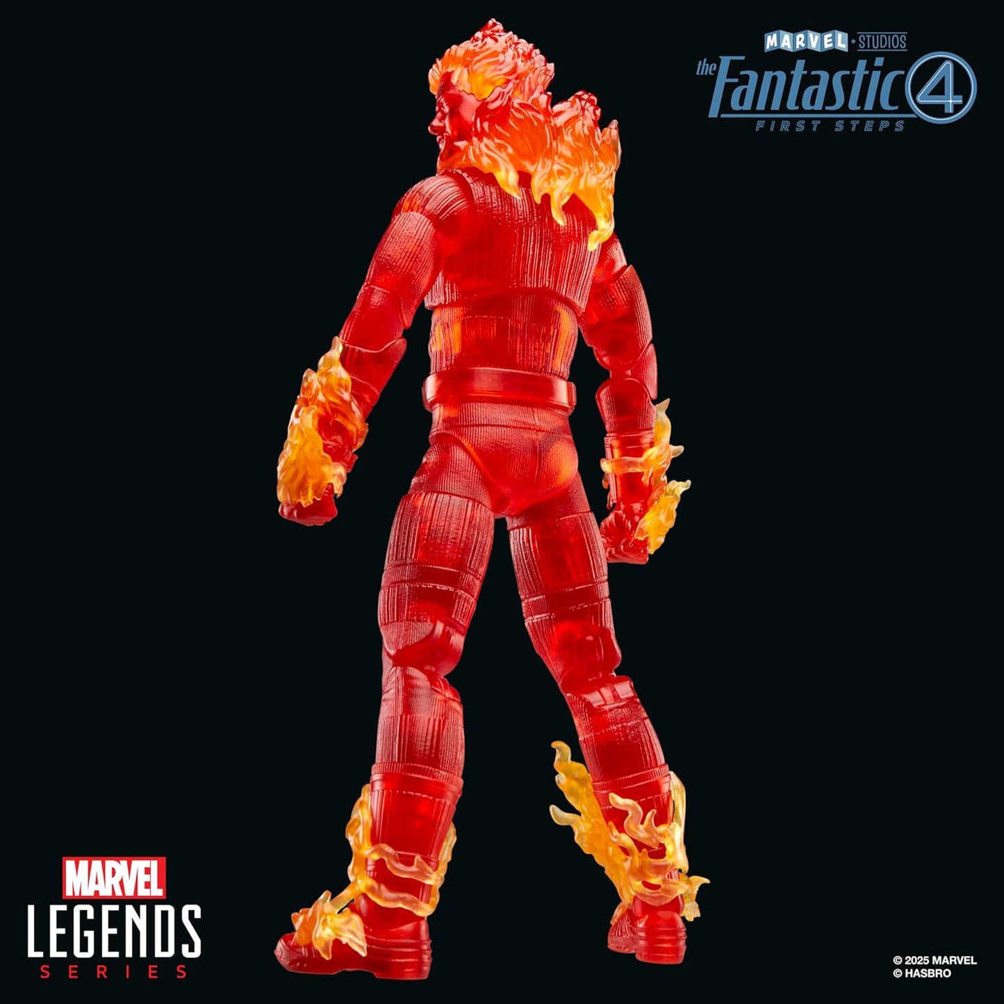 Human Torch Figura De Acción Fantastic 4 First Steps Marvel Legends Hasbro 16 Cm