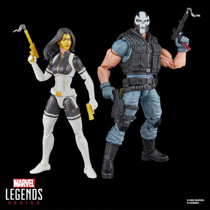 Madame Masque & Crossbones Pack Figura De Acción Suiper Villains Marvel Legends Hasbro 18 Cm