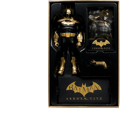 Batman Knightmare Edition Gold Label Figura de Acción Batman Arkham City Dc Mcfarlane Toys 18 Cm