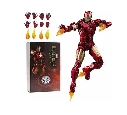 Iron Man Mark 4 Figura de Accion Avengers Iron Man 2 Zd Toys 18cm