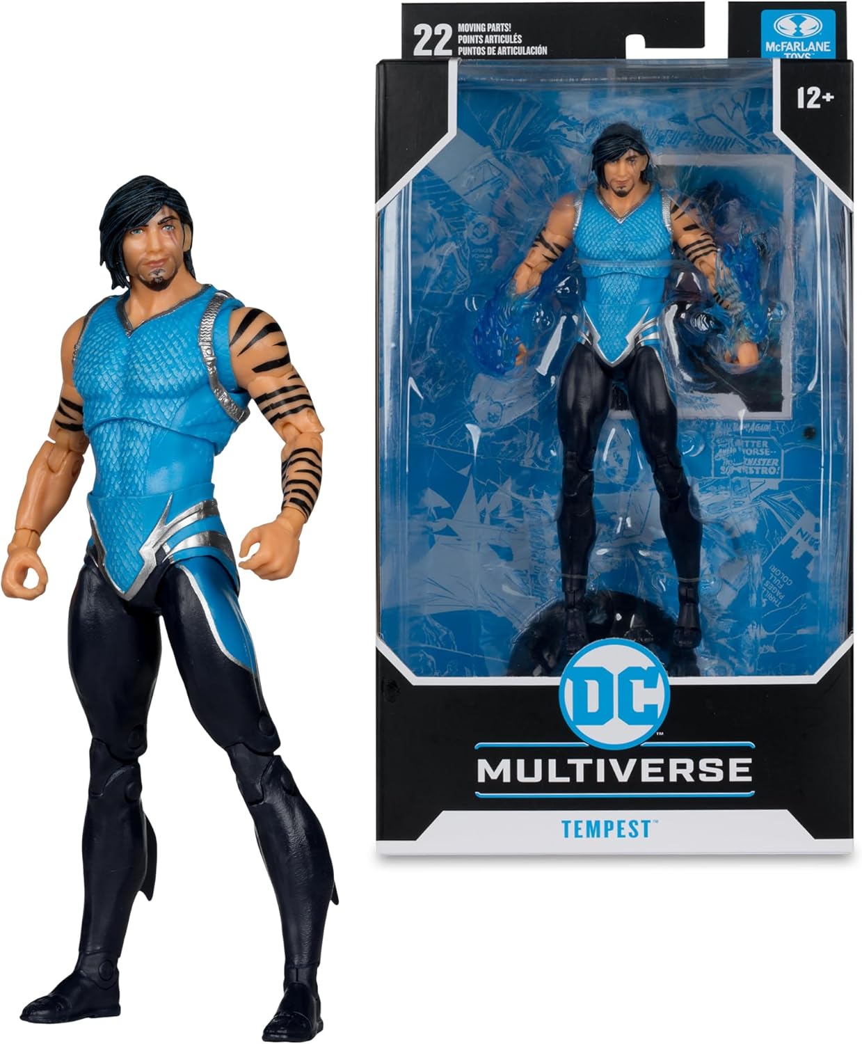 Tempest Figura De Acción Titans Rebirth Dc Mcfarlane Toys 18 cm