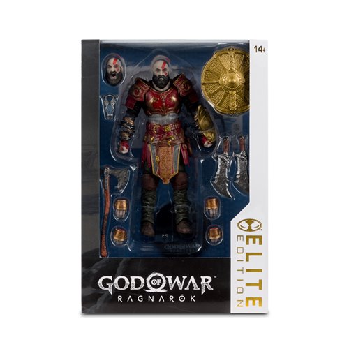 Kratos Ares Armor Figura de Accion God Of War Ragnarok Mcfarlane Toys Elite 19 Cm