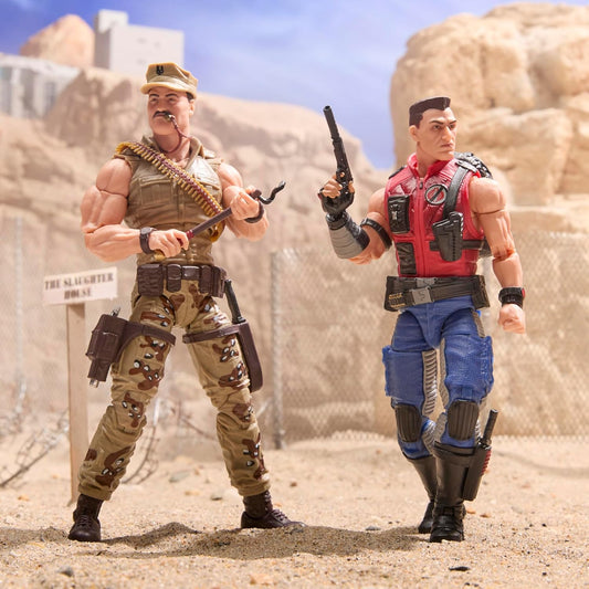 Sgt Slaughter & Felix Mercer Stratton Pack Figura de Accion Gi Joe 173 Classified Series 17 cm