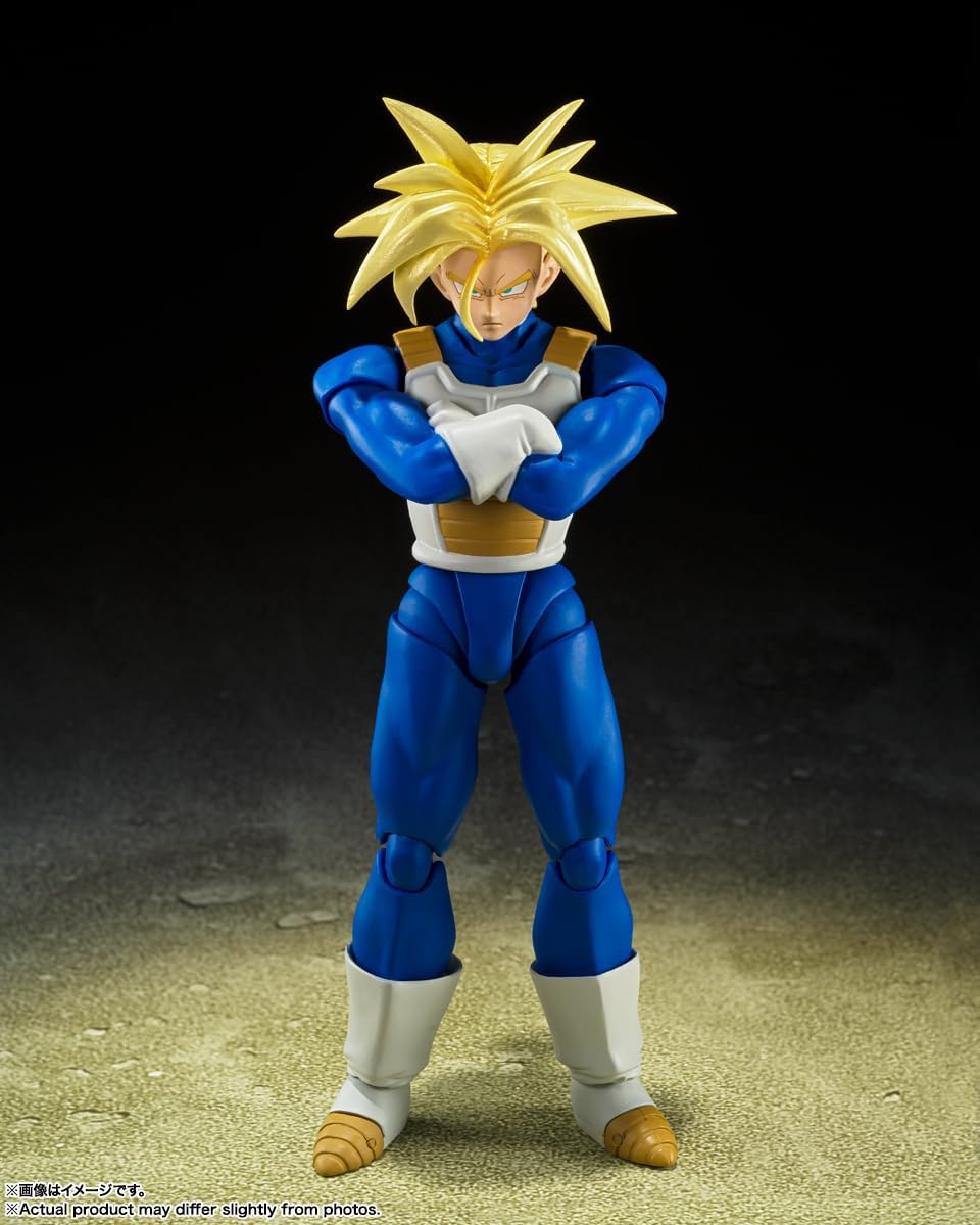 Super Saiyan Trunks Infinite Latent Super Power Figura De Acción Dragon Ball Z Sh Figuarts Bandai 16 Cm