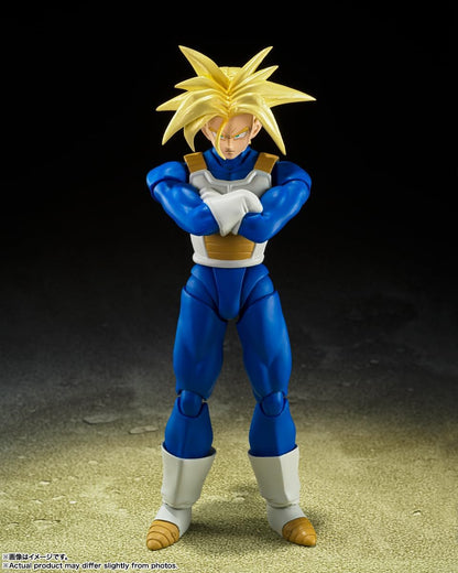 Super Saiyan Trunks Infinite Latent Super Power Figura De Acción Dragon Ball Z Sh Figuarts Bandai 16 Cm