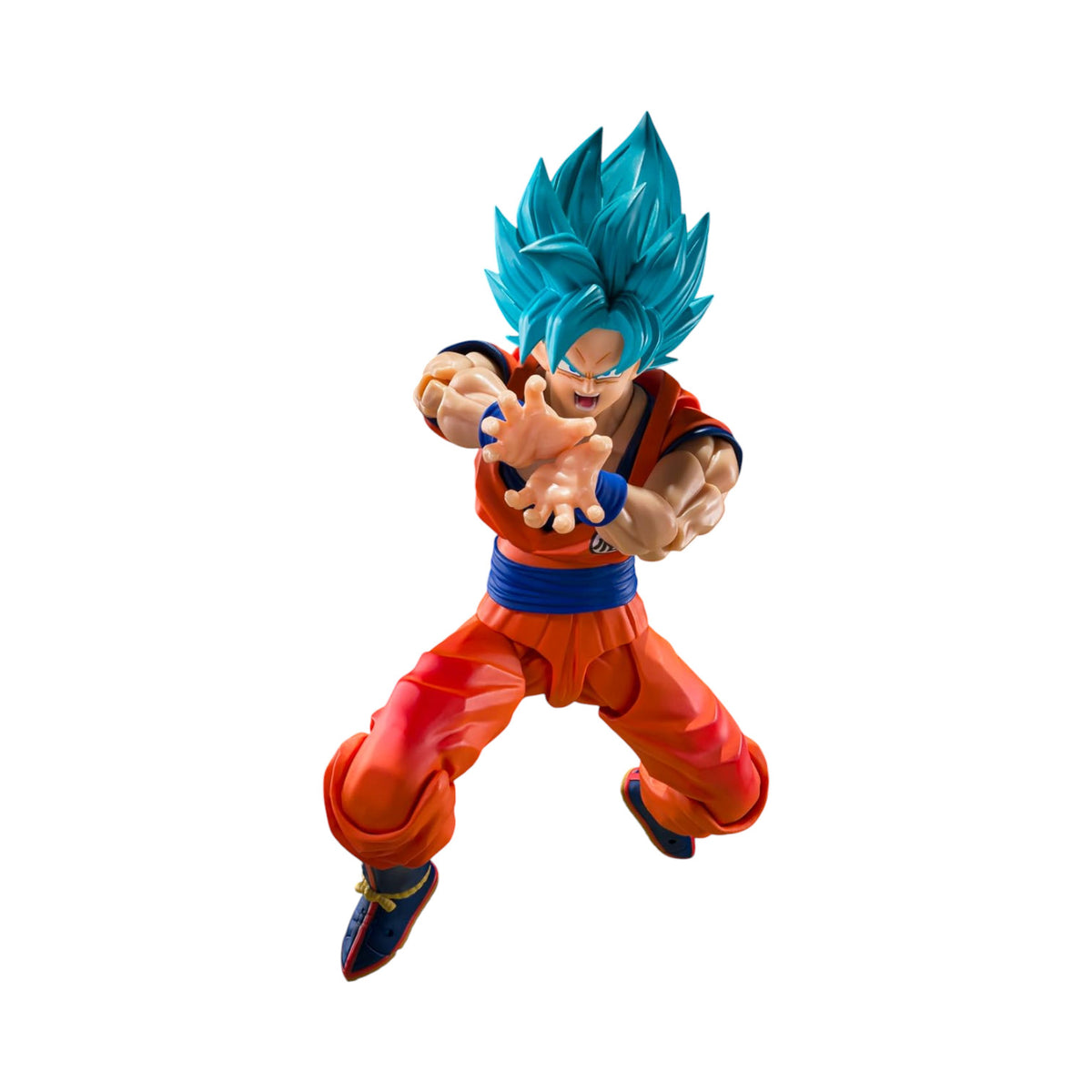 Goku Super Saiyan God Blue Power Trascending Limits Super Saiyan Figura De Acción Dragon Ball Super SH Figuarts Bandai 15 Cm
