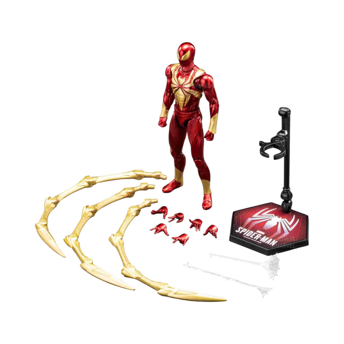 Iron Spider Armor Spiderman Figura de Acción Spiderman Avengers Deluxe ZD Toys 18 cm
