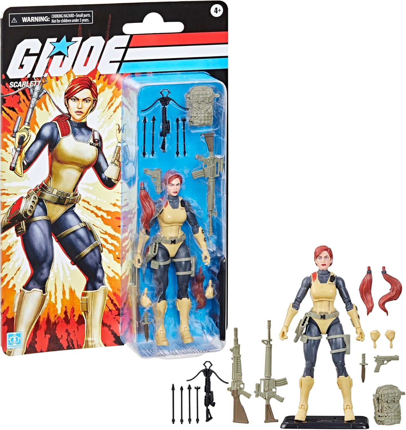 Scarlett Soldier Figura De Acción GI Joe Classified Hasbro 15 cm