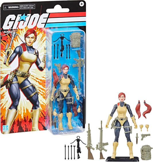Scarlett Soldier Figura De Acción GI Joe Classified Hasbro 15 cm