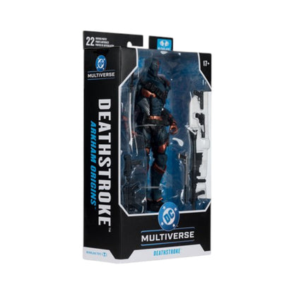 Deathstroke Figura De Acción Batman Arkham Origins Dc Multiverse Mcfarlane Toys 18 cm