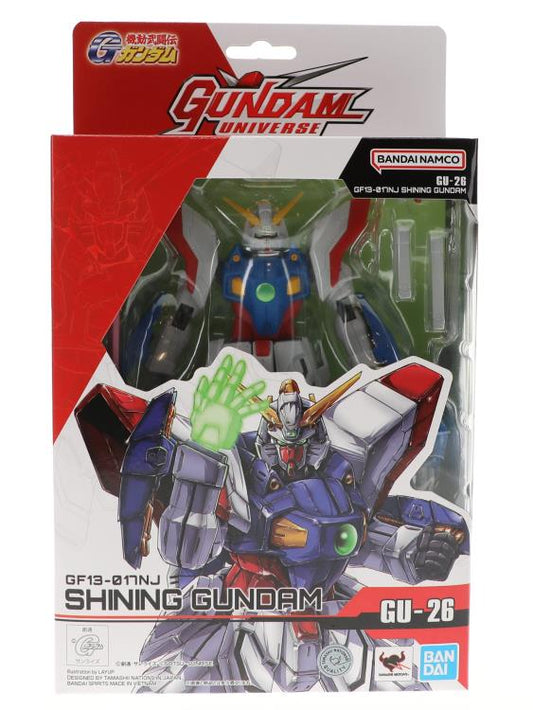 Shining Gundam GF13-017NJ Figura de Accion GU 26 Gundam Universe Bandai 16cm