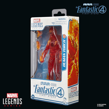 Human Torch Figura De Acción Fantastic 4 First Steps Marvel Legends Hasbro 16 Cm
