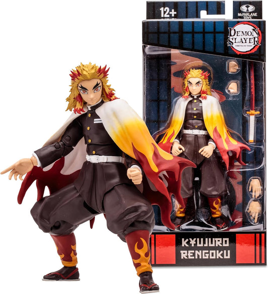Kyojuro Rengoku Figura De Acción Demon Slayer Mcfarlane Toys 17 Cm