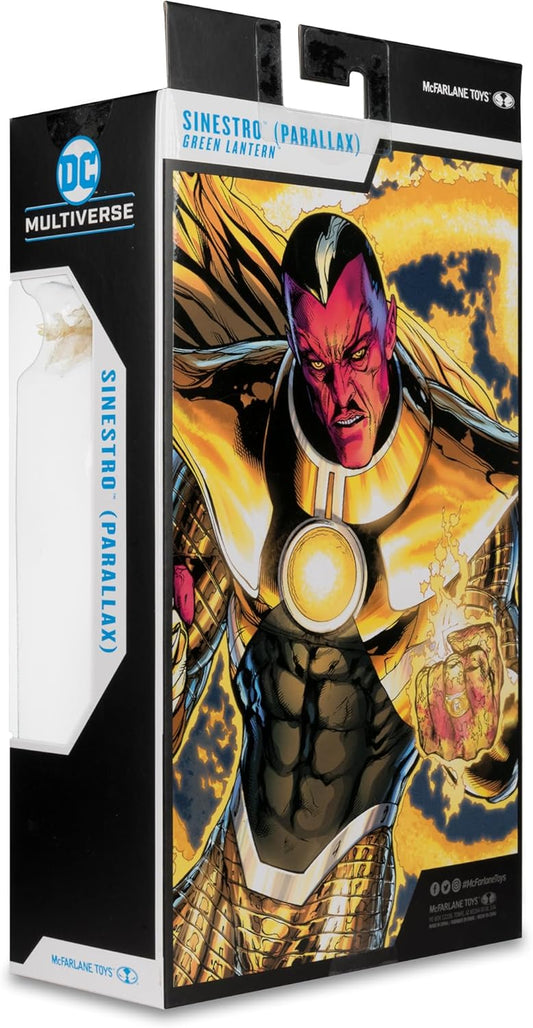 Sinestro Parallax Gold Label Figura de Acción Green Lantern Mcfarlane Toys 18 Cm