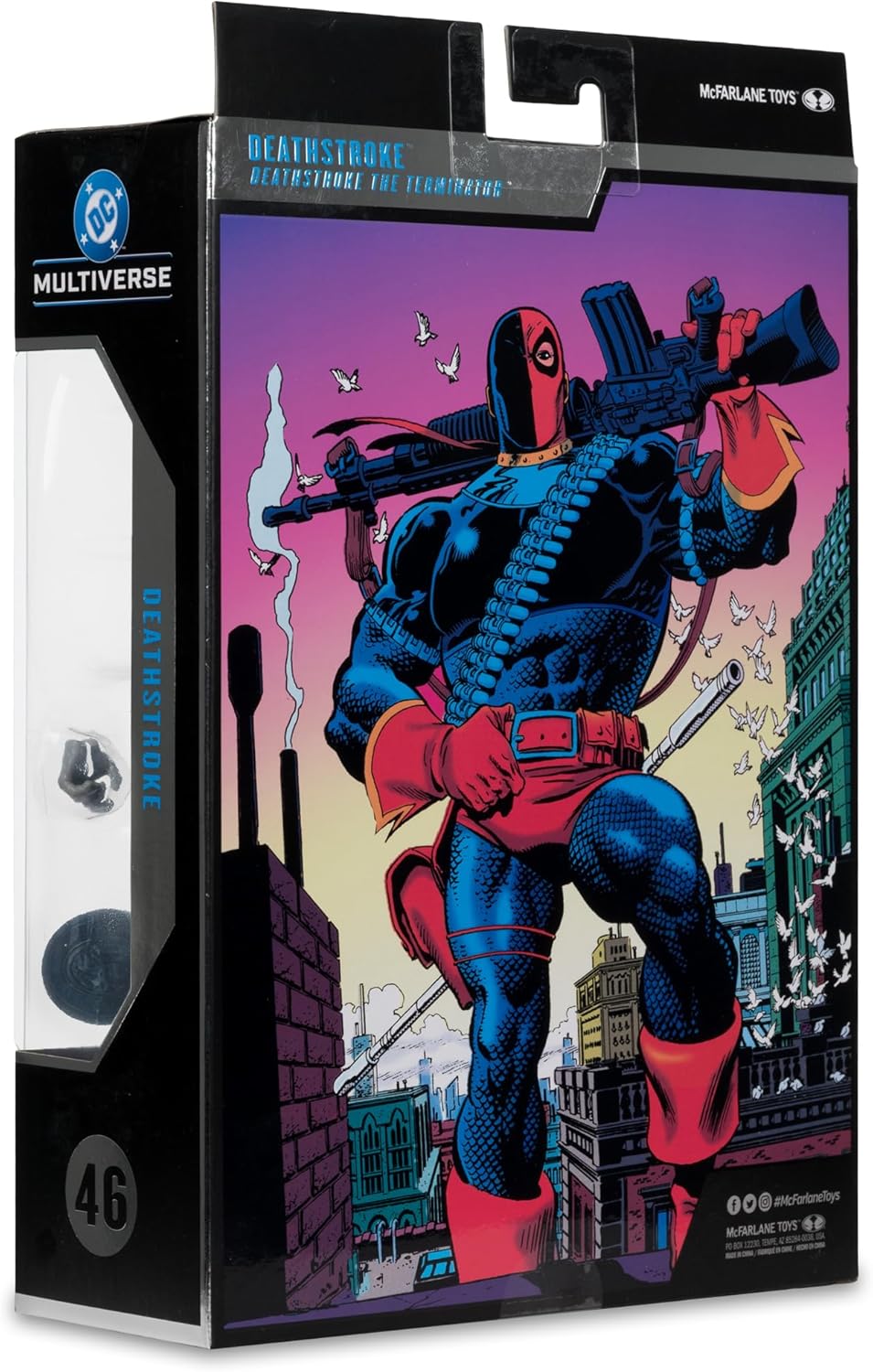 Deathstroke The Terminator Figura De Acción DC Collector Edition Dc Multiverse McFarlane Toys 18 Cm