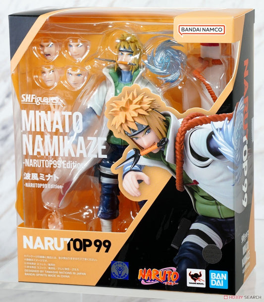 Minato Namikaze Figura de Acción Naruito Narutop99 Edition Sh Figuarts Bandai 15 Cm