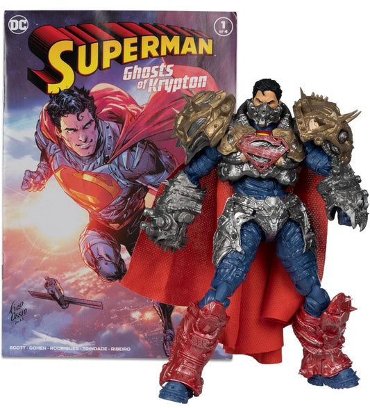 Superman Figura De Acción Ghosts of Krypton DC Direct Mcfarlane Toys 18 Cm