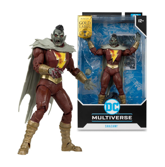 Shazam Figura de Acción Dc Vs Vampires Mcfarlane Toys Gold Label 18cm