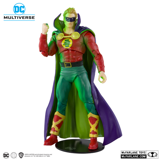 Green Lantern Alan Scott Figura de Acción Platinum Edition Day Of Vengeance DC Mcfarlane Collector 18cm