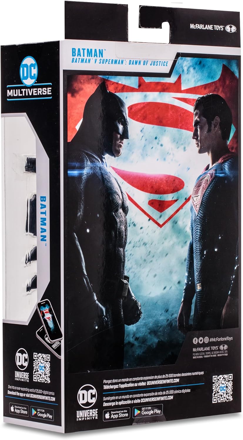Batman Batfleck Figura De Acción Batman V Superman: Dawn Of Justice Dc Multiverse Mcfarlane Toys 18 cm