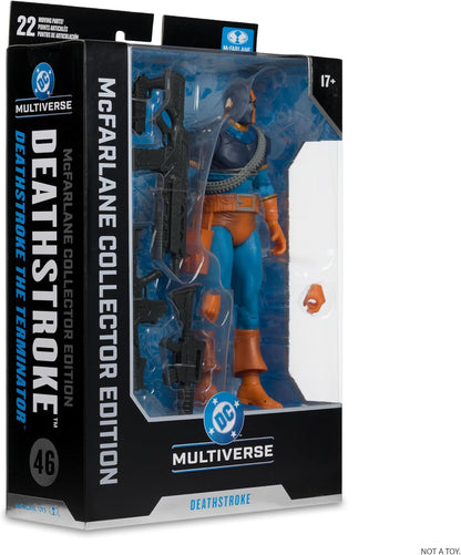 Deathstroke The Terminator Figura De Acción DC Collector Edition Dc Multiverse McFarlane Toys 18 Cm