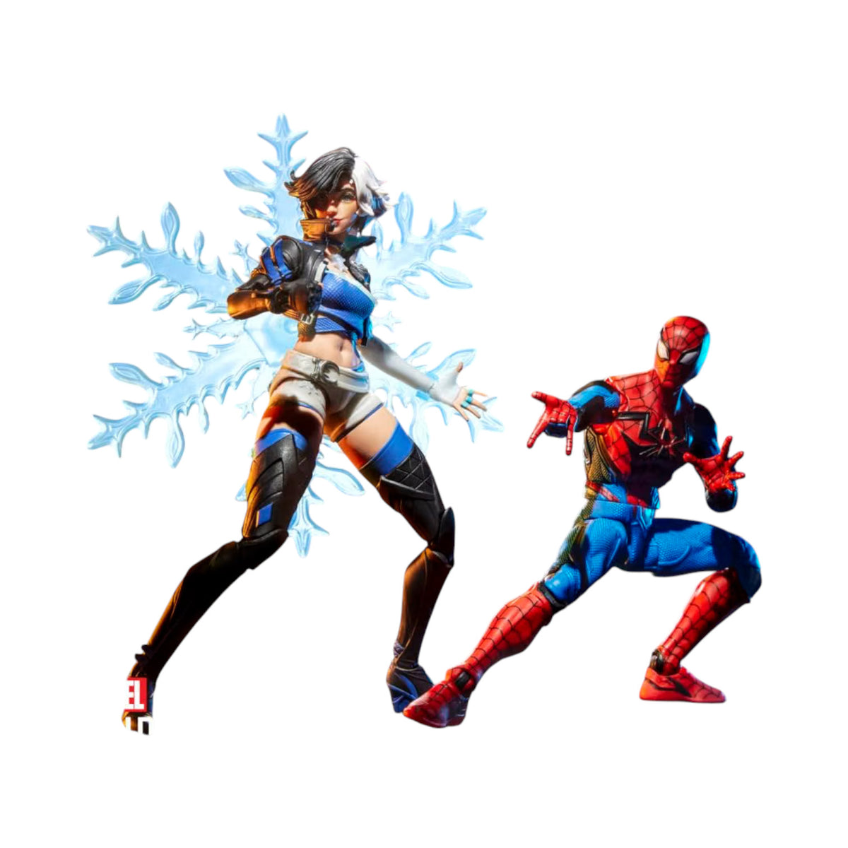 Spiderman & Luna Snow 2 Pack Figuras de Acción Marvel Rivals Marvel Legends 16 Cm