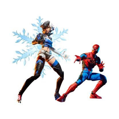 Spiderman & Luna Snow 2 Pack Figuras de Acción Marvel Rivals Marvel Legends 16 Cm
