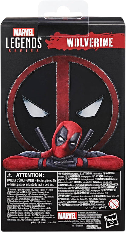 Logan Wolverine Figura de Acción Deadpool Legacy UCM Marvel Legends Hasbro 16 Cm