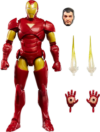 Iron Man Extremis Vs Mandarin Pack Figura De Acción Invincible Iron Man Marvel Legends 16 Cm