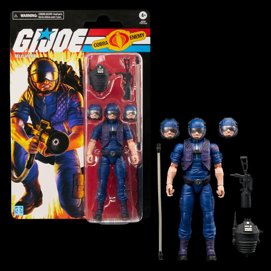 Cobra Televiper Soldier Figura De Acción GI Joe Classified Hasbro 16 cm
