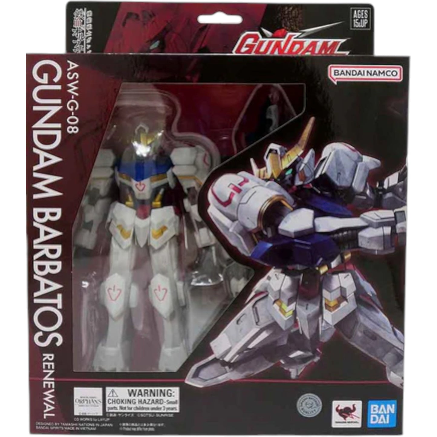 Gundam Barbatos ASW-08 Figura de Accion Gundam Universe Bandai 16 Cm