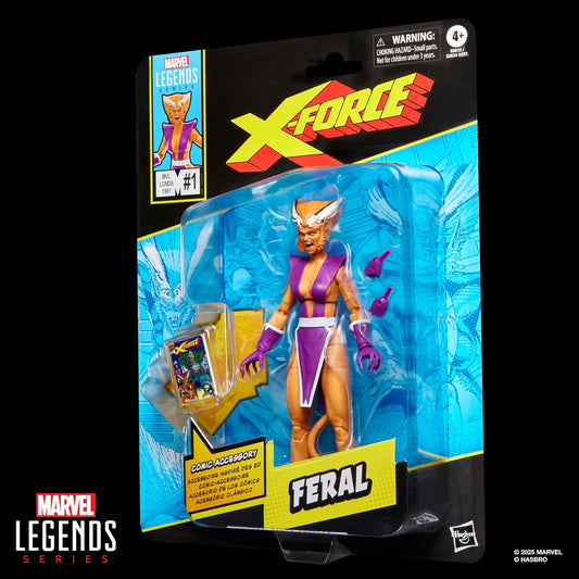 Feral Figura De Acción X Force X Men Marvel Studios Marvel Legends Hasbro 16 Cm