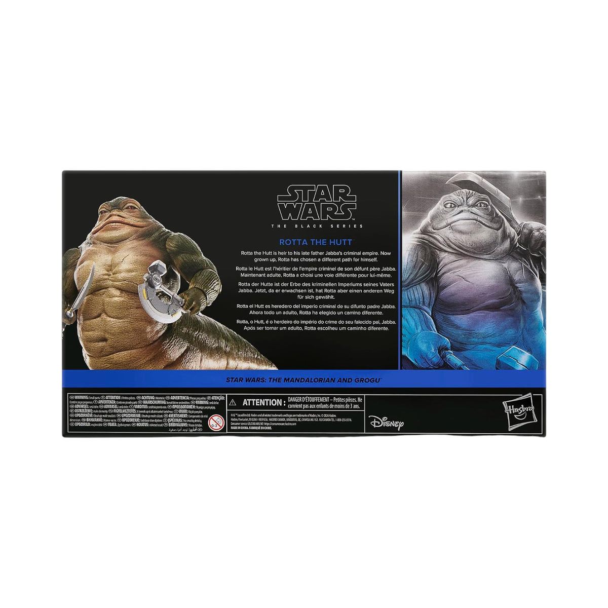 Rotta The Hutt Figura De Acción Star Wars The Mandalorian & Grogu Black Series 26 cm