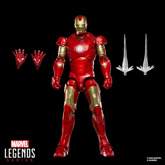 Iron Man Mark 3 Figura De Acción Avengers Marvel Studios Marvel Legends Hasbro 16 Cm
