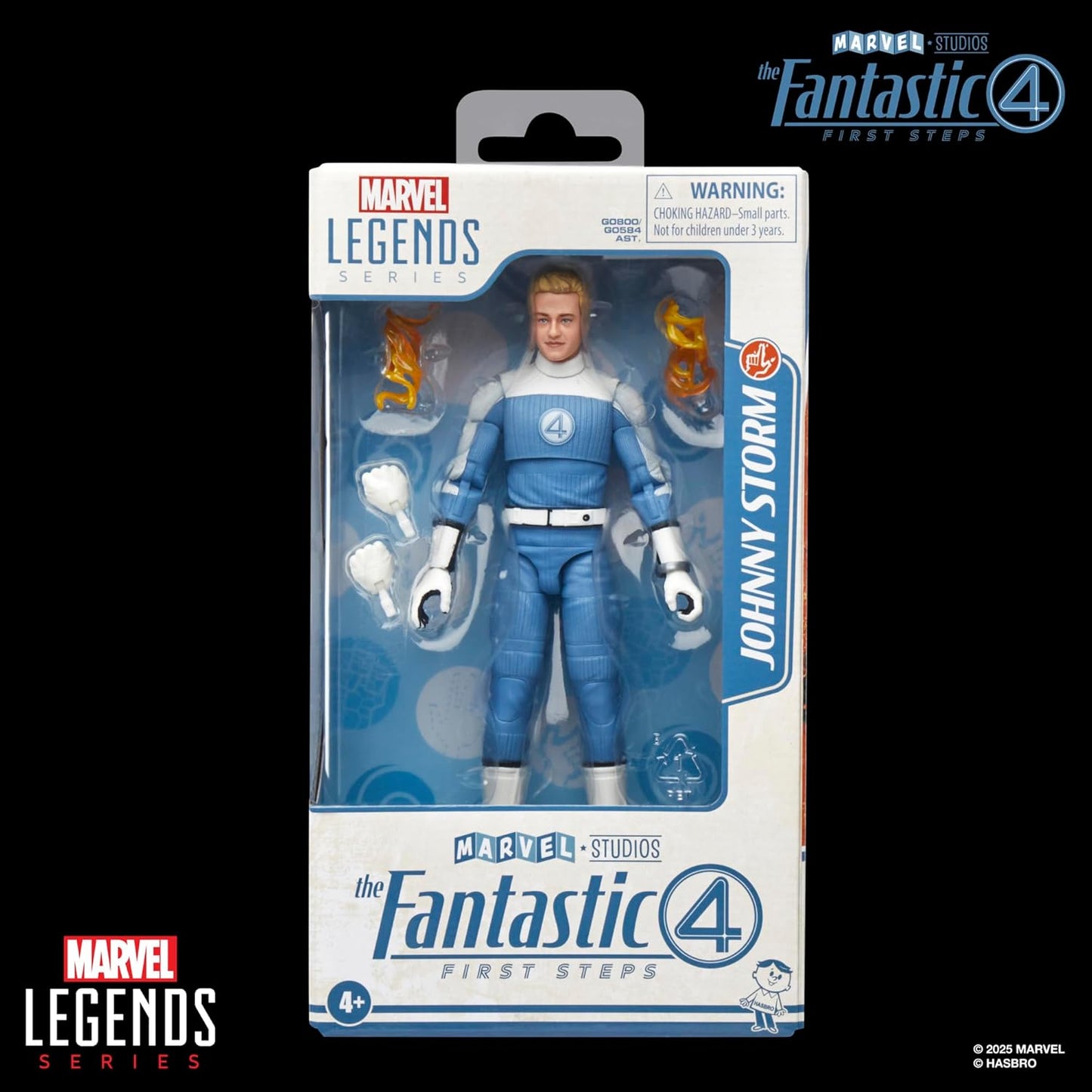Johnny Storm Human Torch Figura De Acción Fantastic 4 Marvel Legends 16 Cm