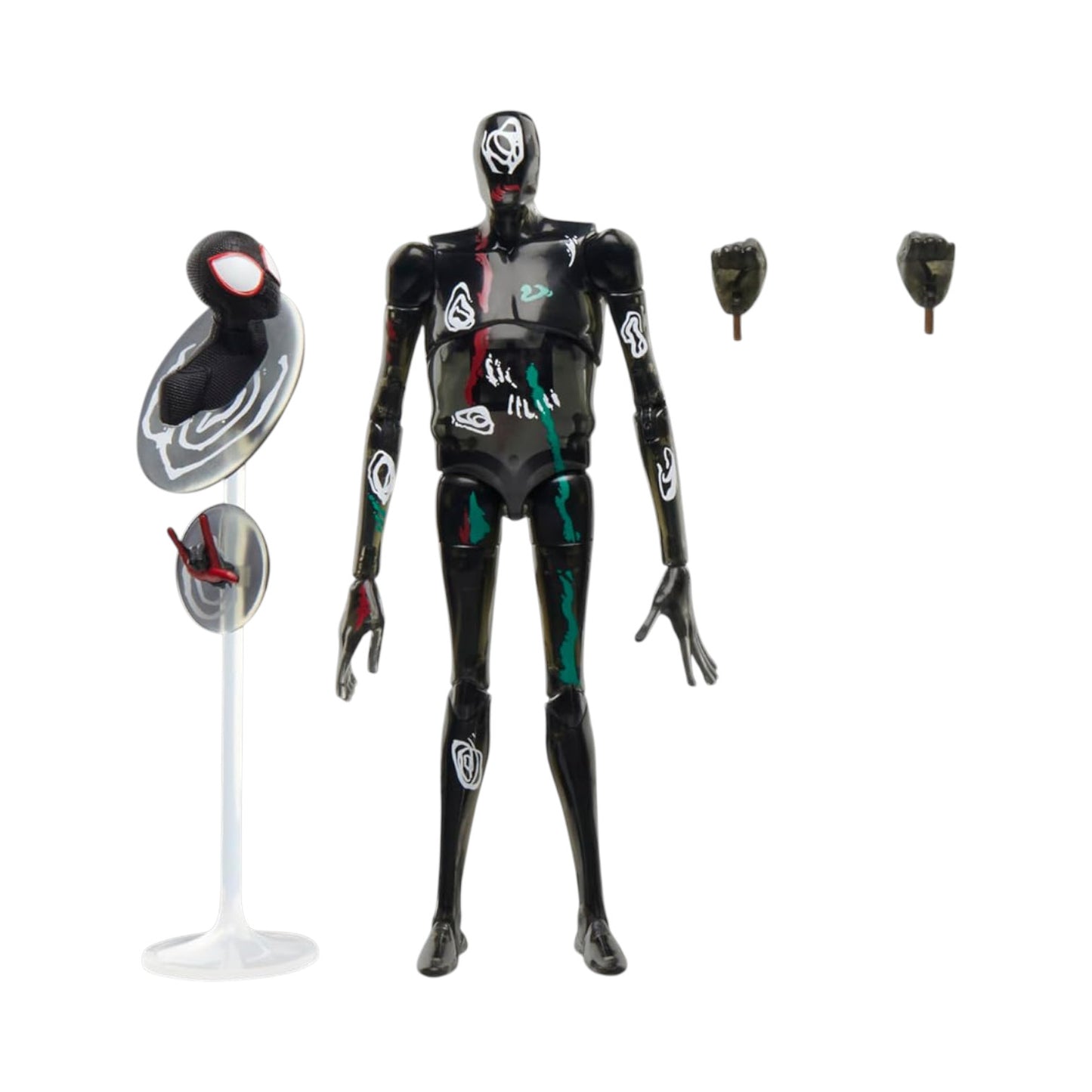 The Spot Black Figura de Acción Spiderman Across The Spider Verse Marvel Legends Hasbro 17 Cm
