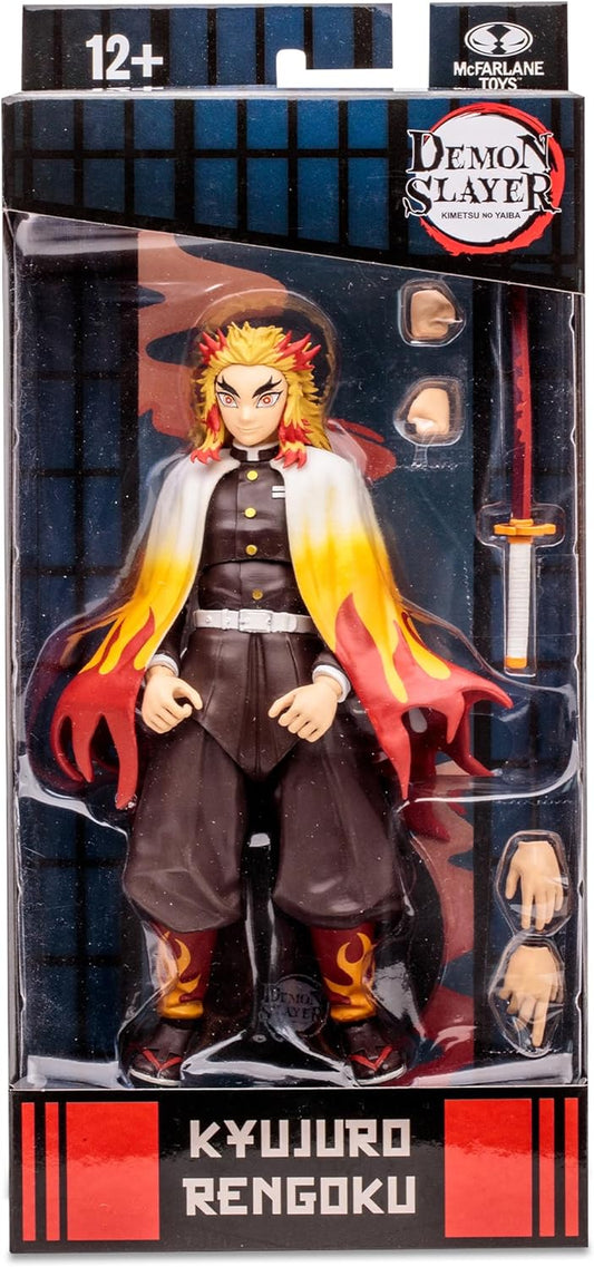 Kyojuro Rengoku Figura De Acción Demon Slayer Mcfarlane Toys 17 Cm