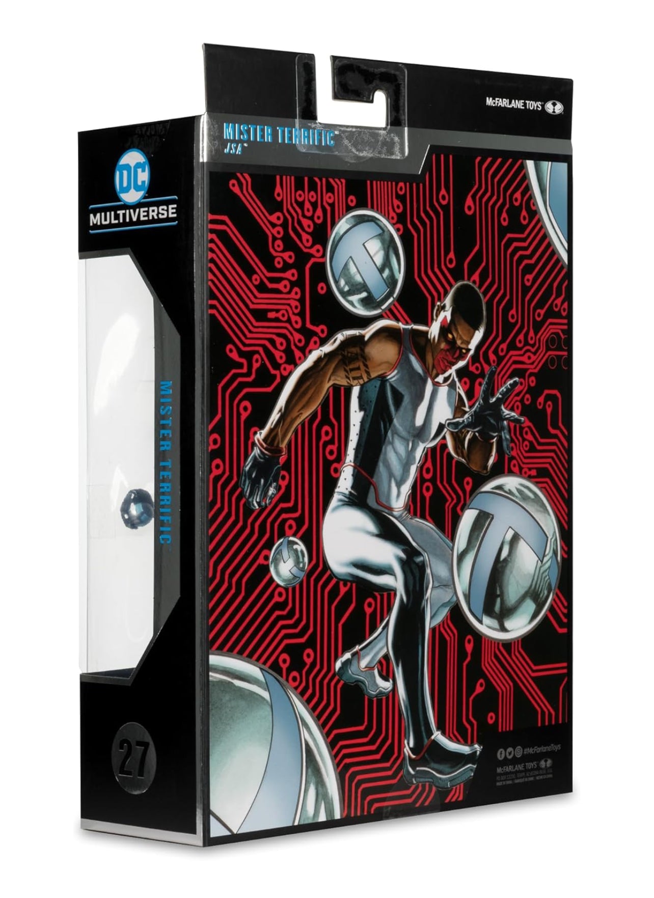 Mister Terrific Figura De Acción JSA DC Mcfarlane Collector Edition 18 Cm