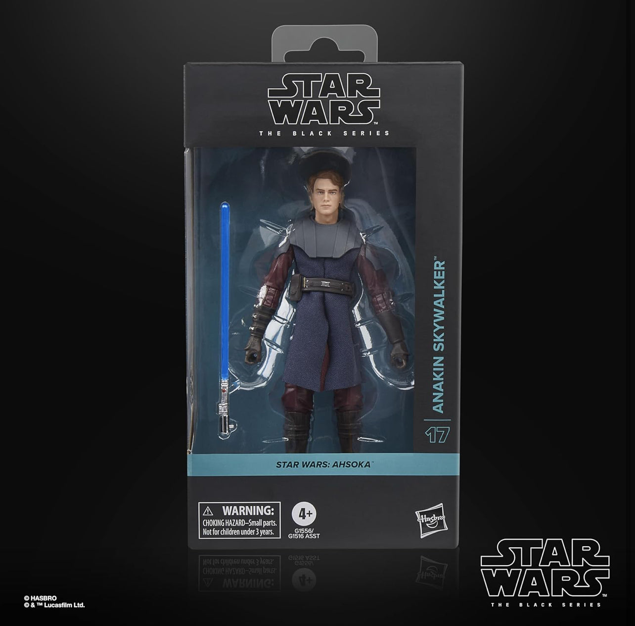 Anakin Skywalker Figura De Acción Star Wars Ahsoka Black Series 16cm