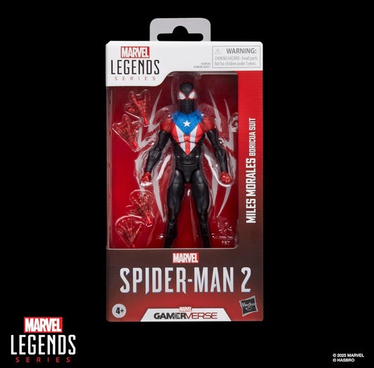 Miles Morales Boricua Suit Figura De Acción Spiderman 2 Gamerverse Ps5 Marvel Legends 16cm
