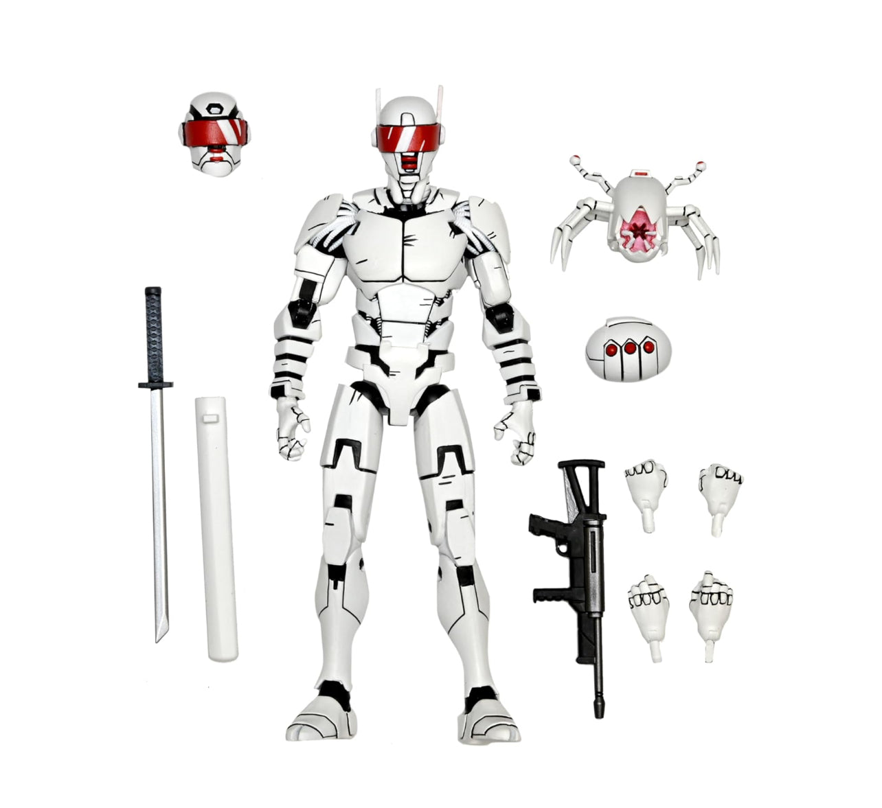 Elite Synja Patrol Bot Figura De Acción The Last Ronin Teenage Mutant Ninja Turtles Ultimate Neca 18 Cm