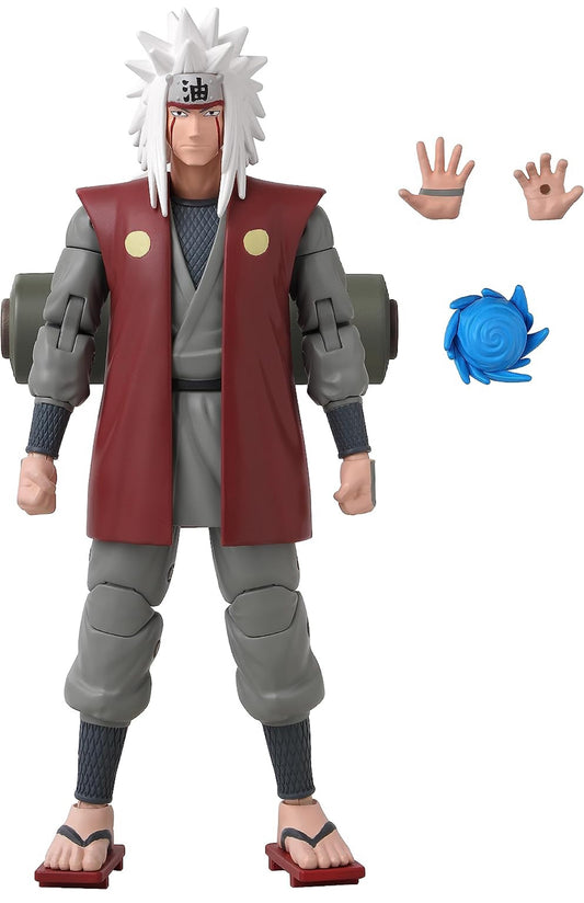 Jiraiya Figura de acción Naruto Shippuden Anime Heroes Bandai 16 Cm