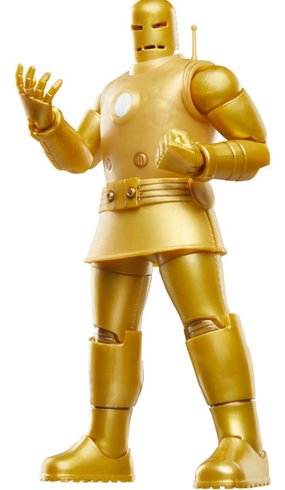 Iron Man Model 01 Gold Figura De Acción Retro Marvel Legends 17 Cm