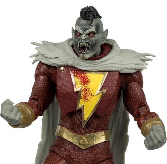Shazam Figura de Acción Dc Vs Vampires Mcfarlane Toys Gold Label 18cm